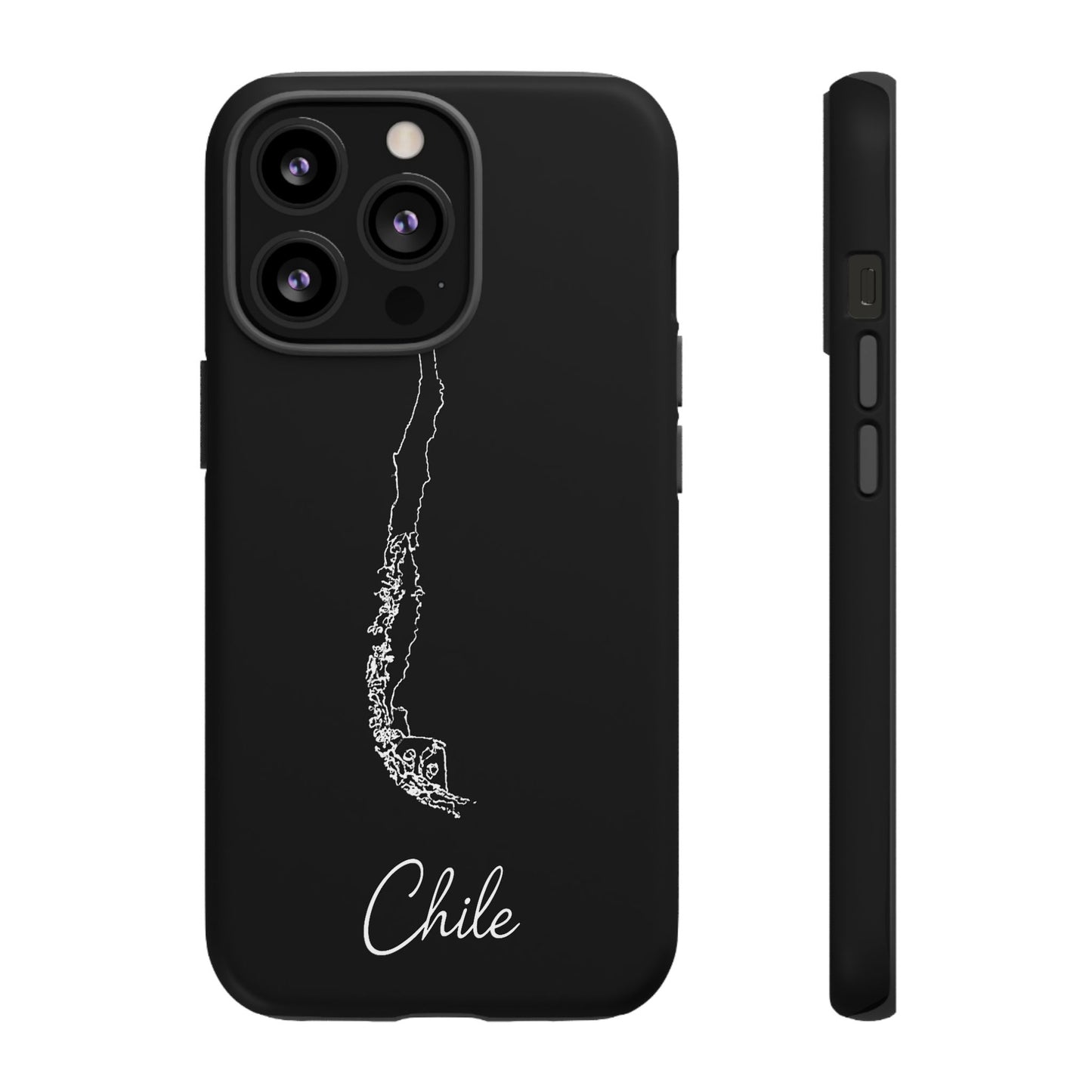 Chile Outline Phone Case – Minimal Country Map Tough Case (iPhone, Samsung, Pixel)