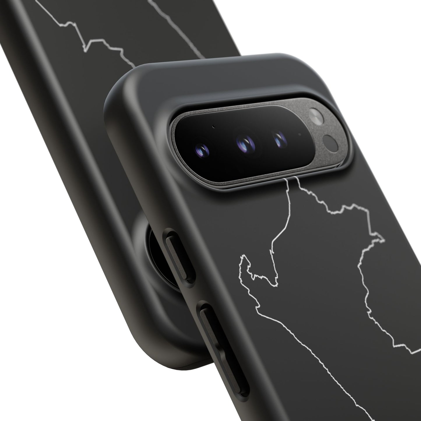 Peru Outline Phone Case – Minimal Country Map Tough Case (iPhone, Samsung, Pixel)