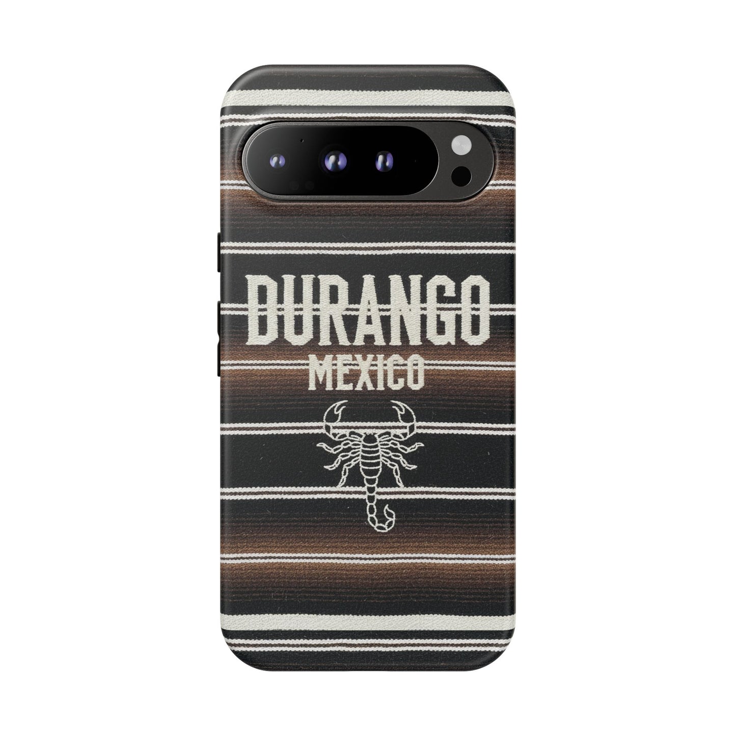 Durango Mexico Phone Case | Serape Scorpion Western Design | Mexican Heritage Tough Case for iPhone & Samsung
