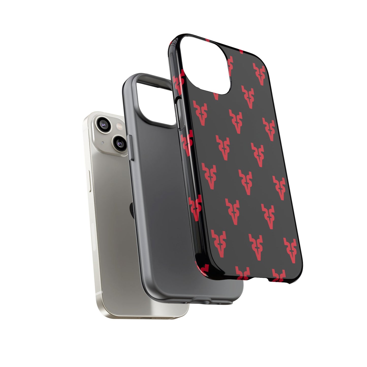 Mazatlán Bull Phone Case – Black Red Streetwear Tough Shockproof Cover