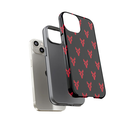 Mazatlán Bull Phone Case – Black Red Streetwear Tough Shockproof Cover