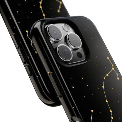Scorpio Zodiac Constellation Phone Case – Luxe Gold Celestial Cover