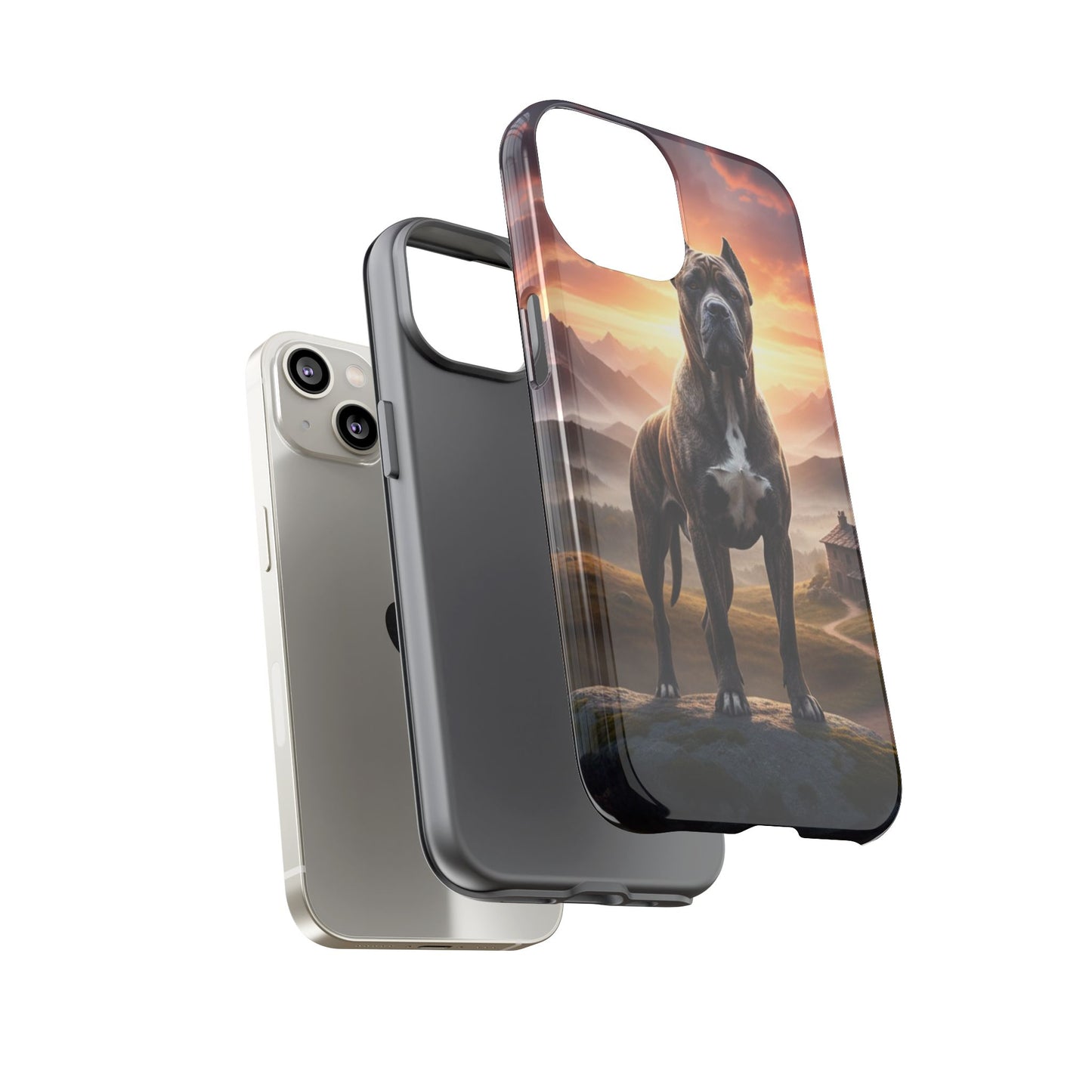 Cane Corso Phone Case – Guard Dog Sunset Tough Case (iPhone, Samsung, Pixel) | Dog Lover Gift
