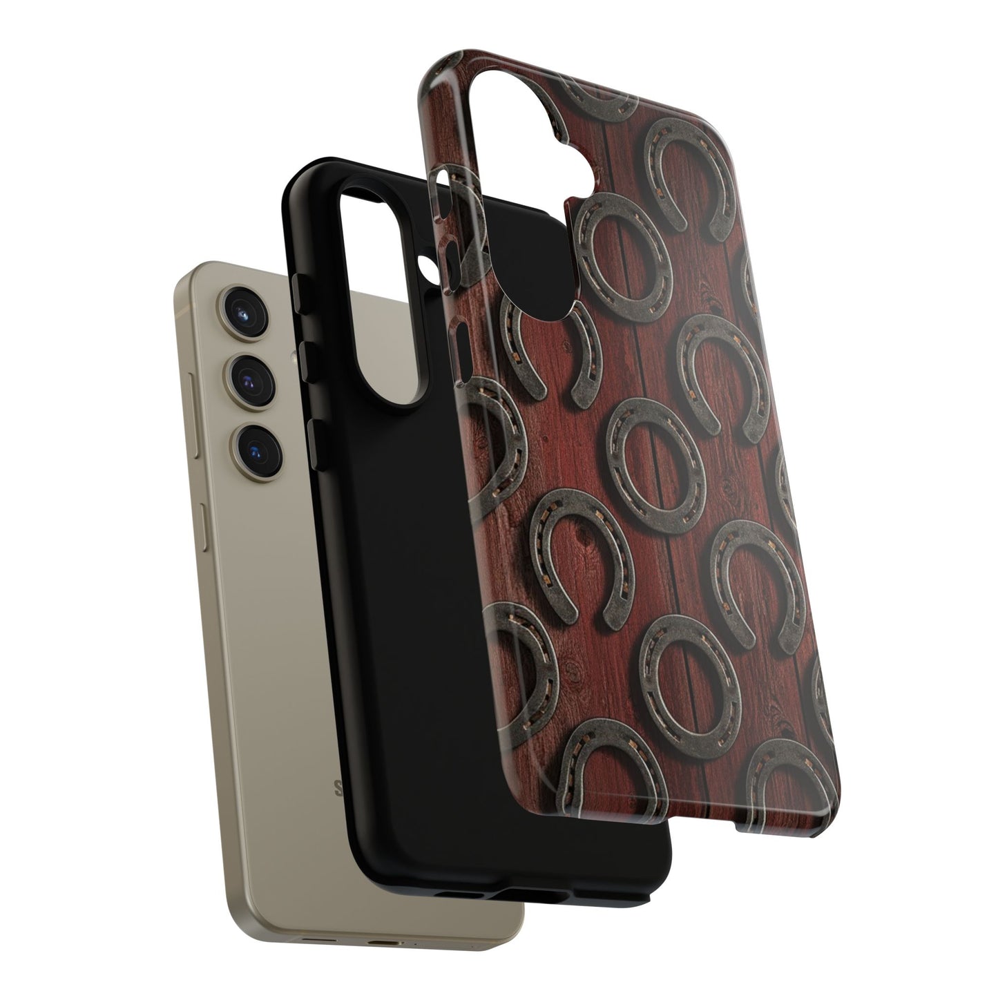 Rustic Horseshoe Western Phone Case – Cowboy Country Ranch Tough Case