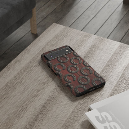 Rustic Horseshoe Western Phone Case – Cowboy Country Ranch Tough Case