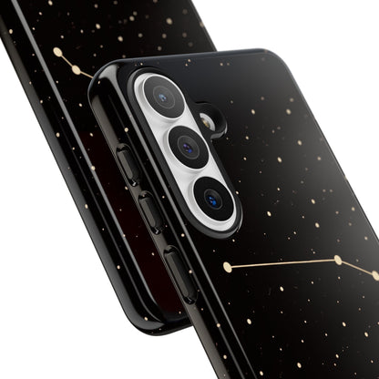 Aries Zodiac Constellation Phone Case – Luxe Gold Celestial Cover