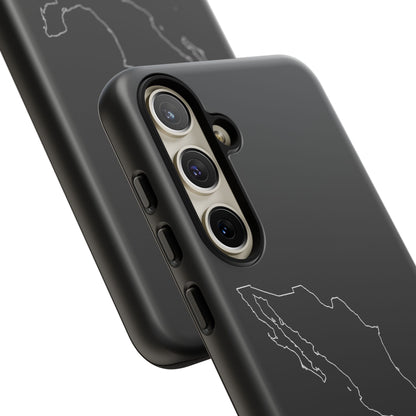 Mexico Outline Phone Case – Minimal Country Map Tough Case (iPhone, Samsung, Pixel)