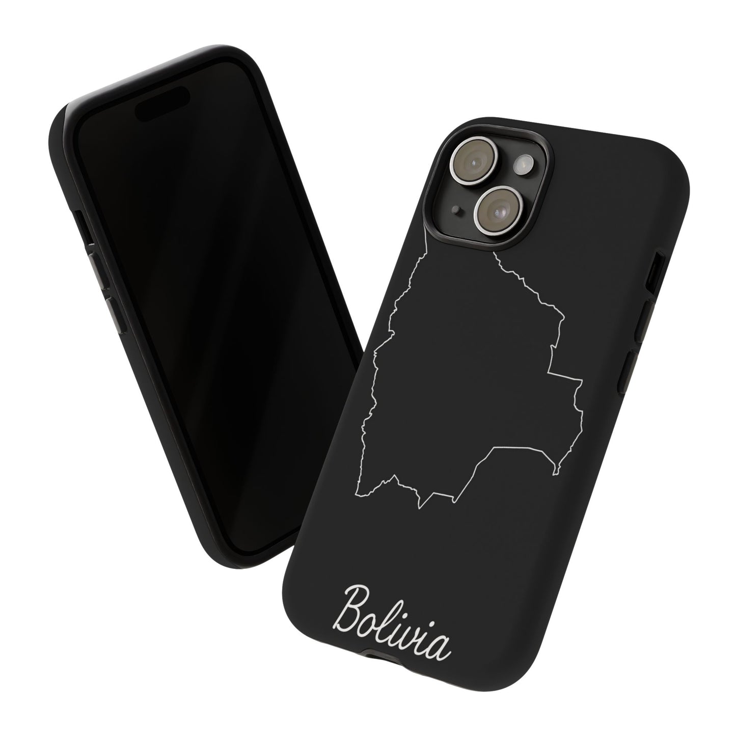 Bolivia Outline Phone Case – Minimal Country Map Tough Cover