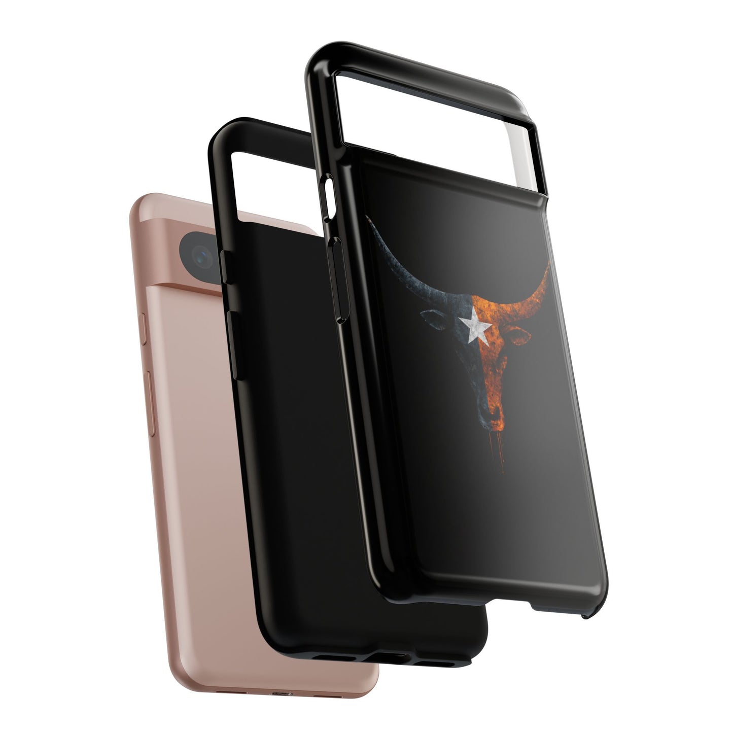 Texas Longhorn Skull Phone Case Western Cowboy Bull iPhone Samsung Cover