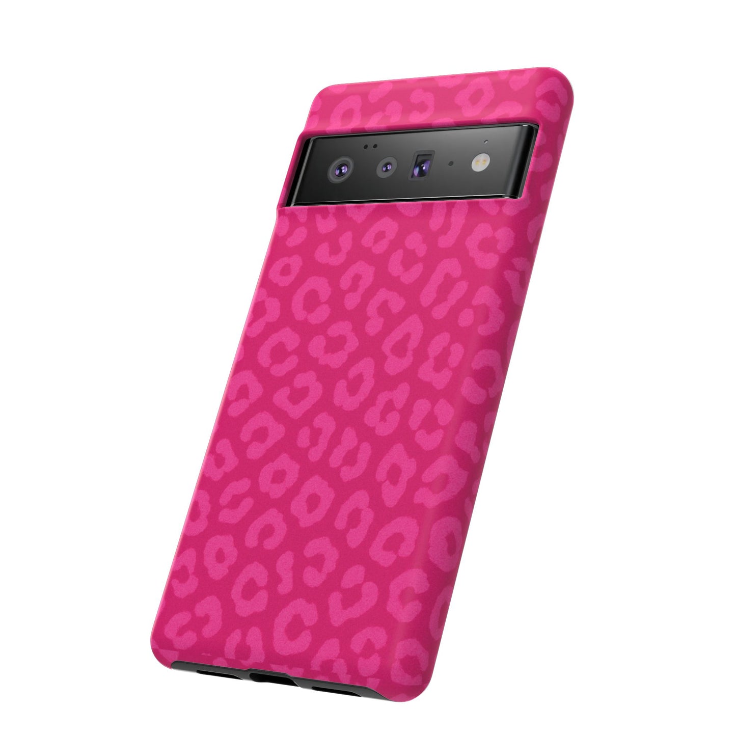 Hot Pink Leopard Print Phone Case – Bold Coquette Leopard Tough Case