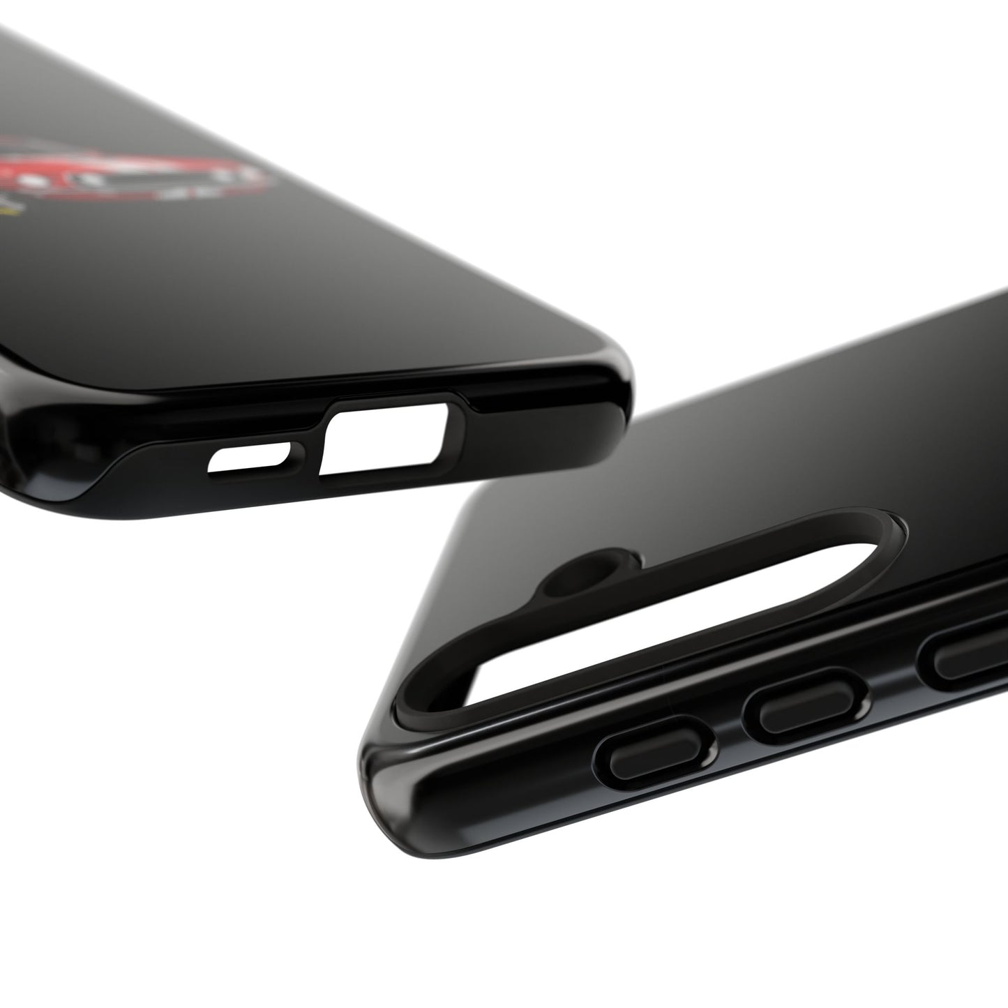 Red Muscle Car Phone Case – Classic Car Racing Tough Protective Case