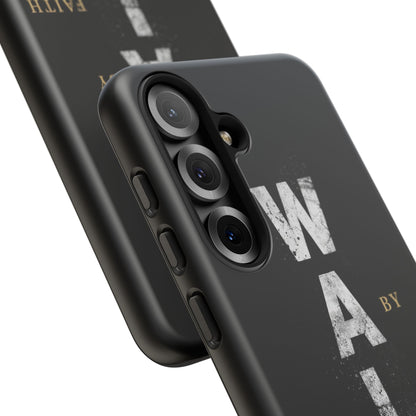 Walk by Faith Not by Sight Christian Phone Case Bible Verse Faith Cover
