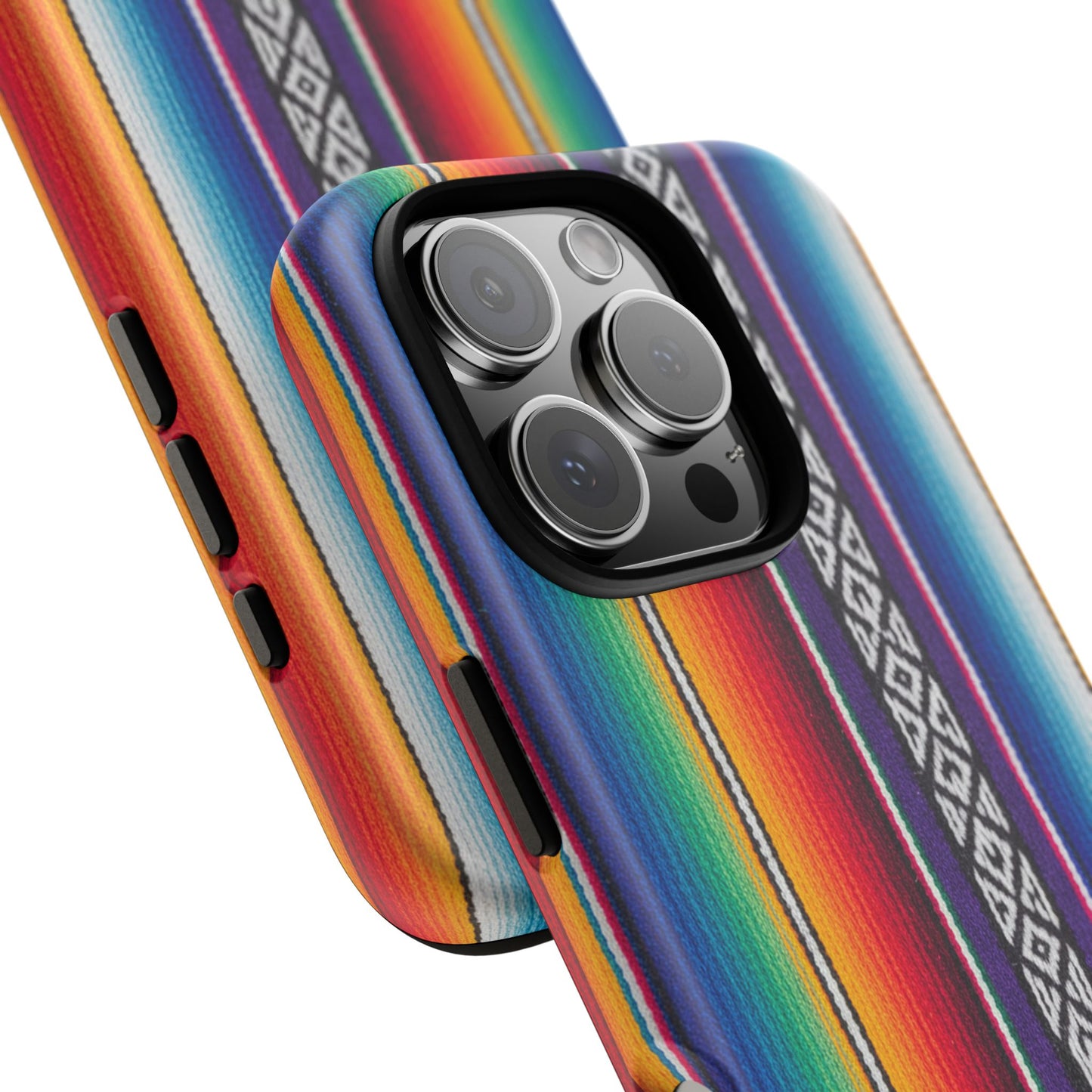 Serape Stripe Phone Case – Colorful Mexican Blanket Pattern Tough Case