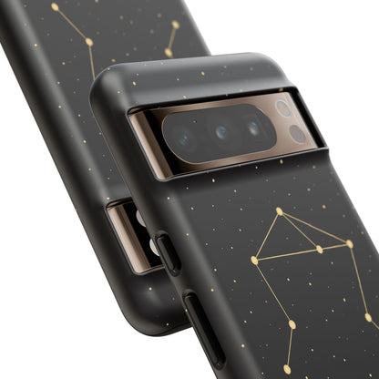 Libra Zodiac Constellation Phone Case – Luxe Gold Celestial Cover