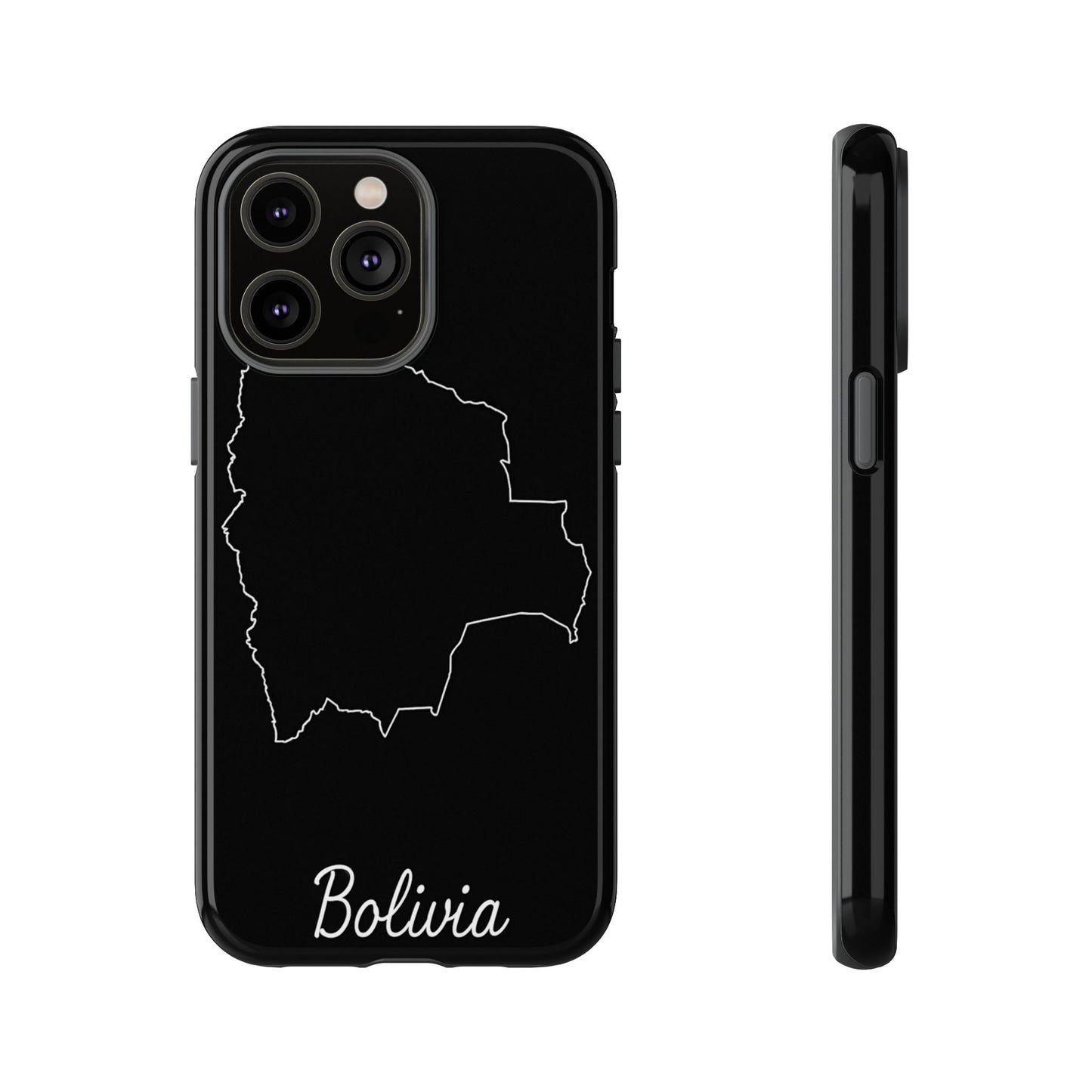 Bolivia Outline Phone Case – Minimal Country Map Tough Cover
