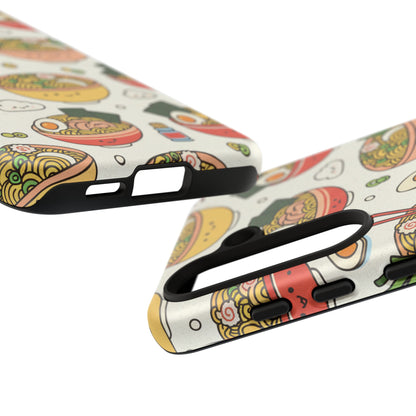 Kawaii Ramen Phone Case – Cute Japanese Food Pattern | Noodle Bowl Aesthetic Case