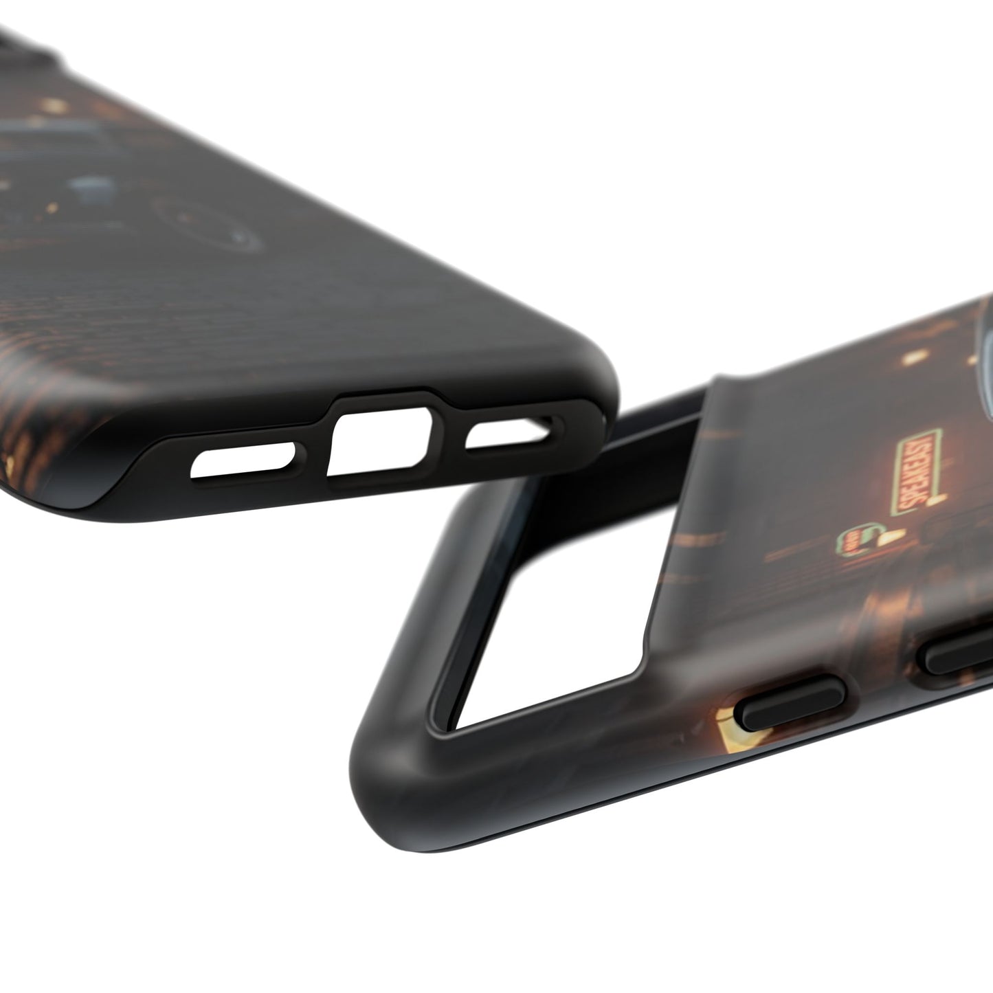 Vintage Classic Car Phone Case | Retro Noir Aesthetic | 1930s Street Scene Tough Case for iPhone & Samsung