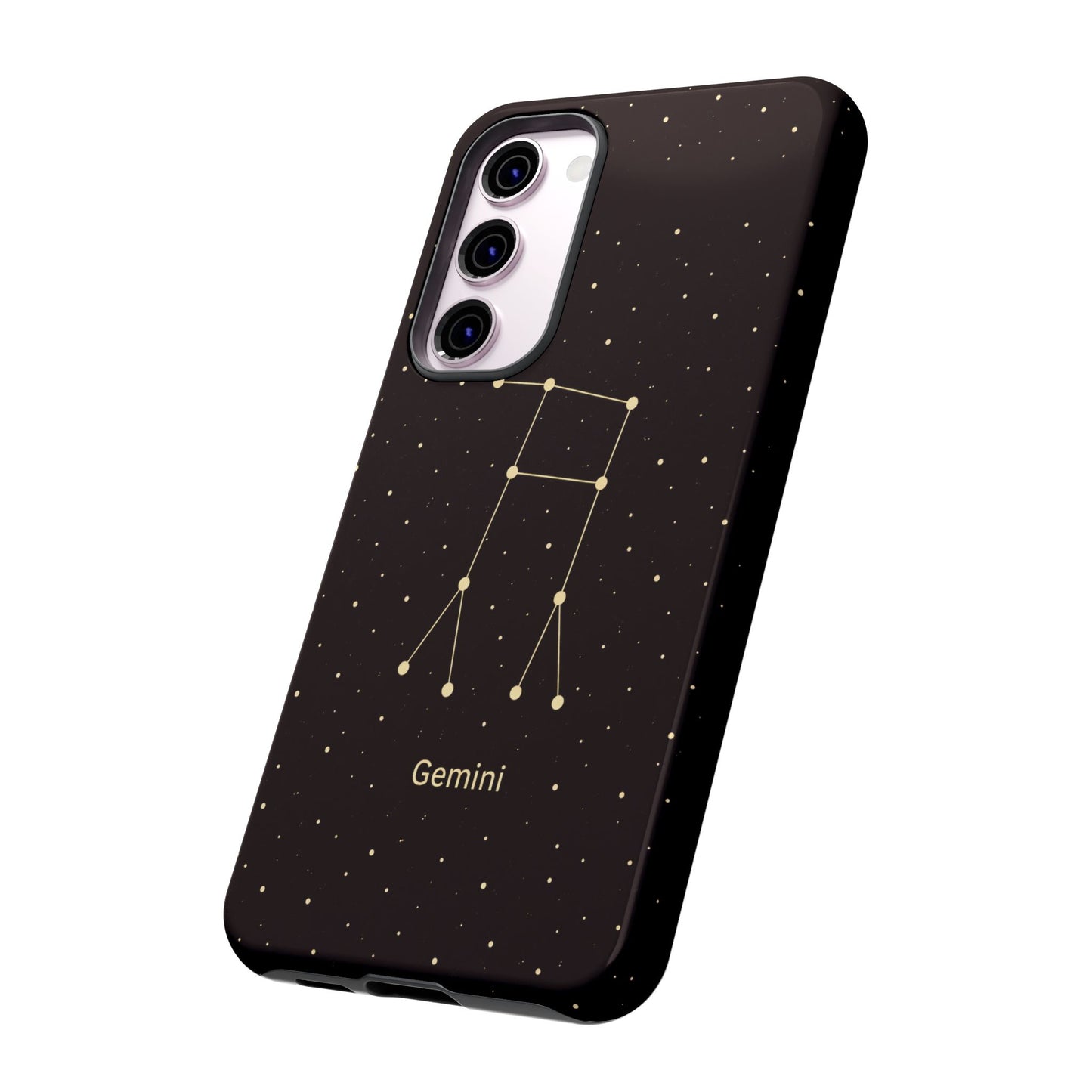 Gemini Zodiac Constellation Phone Case – Luxe Gold Celestial Cover