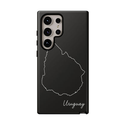 Uruguay Outline Phone Case – Minimal Country Map Tough Case (iPhone, Samsung, Pixel)