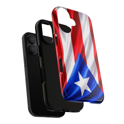 Puerto Rico Flag Phone Case | Boricua Pride Tough Case | Puerto Rican Flag Protective Cover for iPhone & Samsung