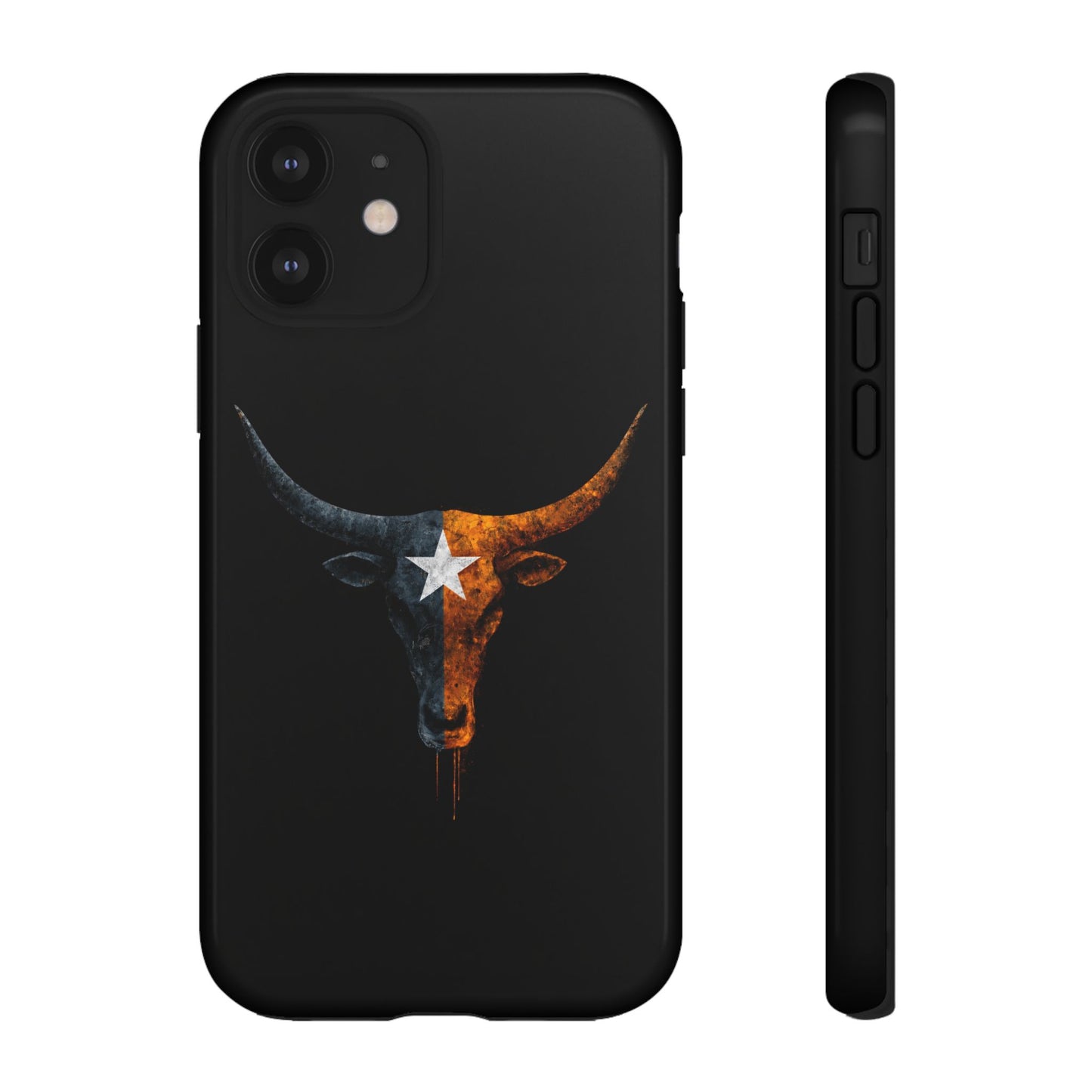 Texas Longhorn Skull Phone Case Western Cowboy Bull iPhone Samsung Cover
