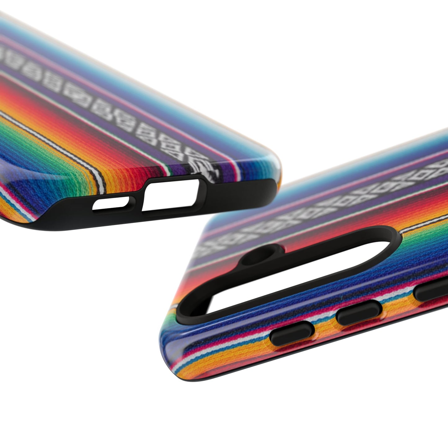 Serape Stripe Phone Case – Colorful Mexican Blanket Pattern Tough Case
