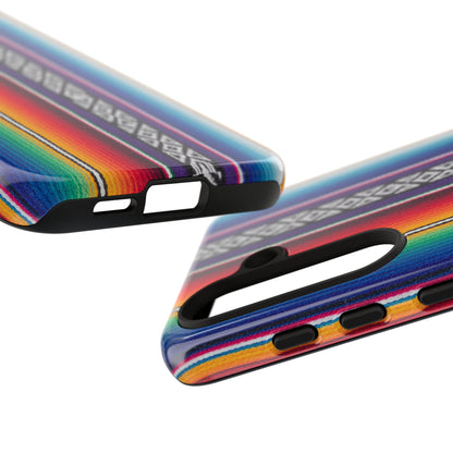 Serape Stripe Phone Case – Colorful Mexican Blanket Pattern Tough Case