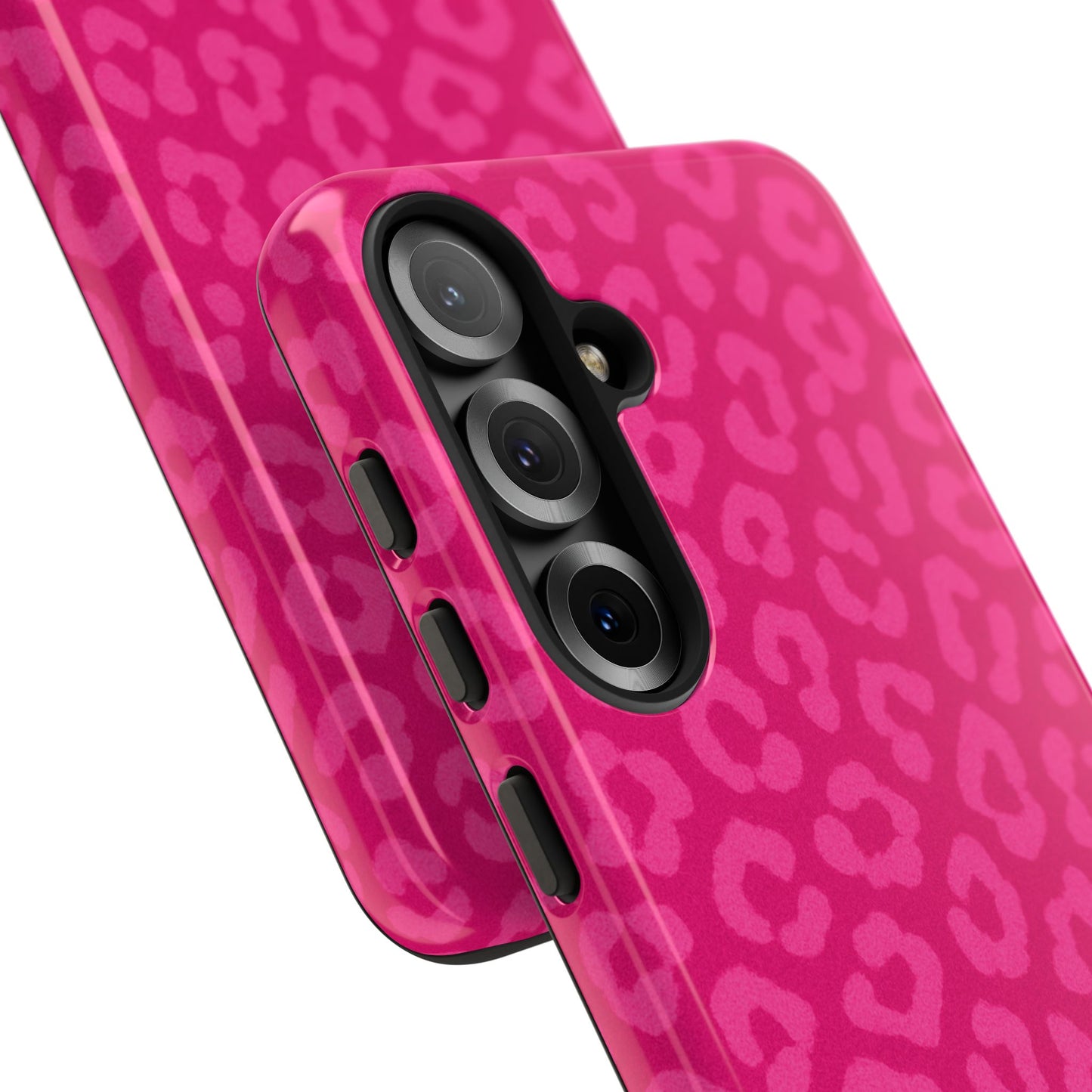 Hot Pink Leopard Print Phone Case – Bold Coquette Leopard Tough Case