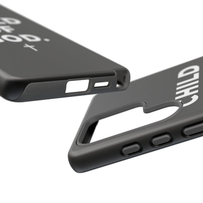 Child of God Phone Case Christian Black Aesthetic Cross Tough Cover