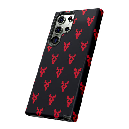 Mazatlán Bull Phone Case – Black Red Streetwear Tough Shockproof Cover