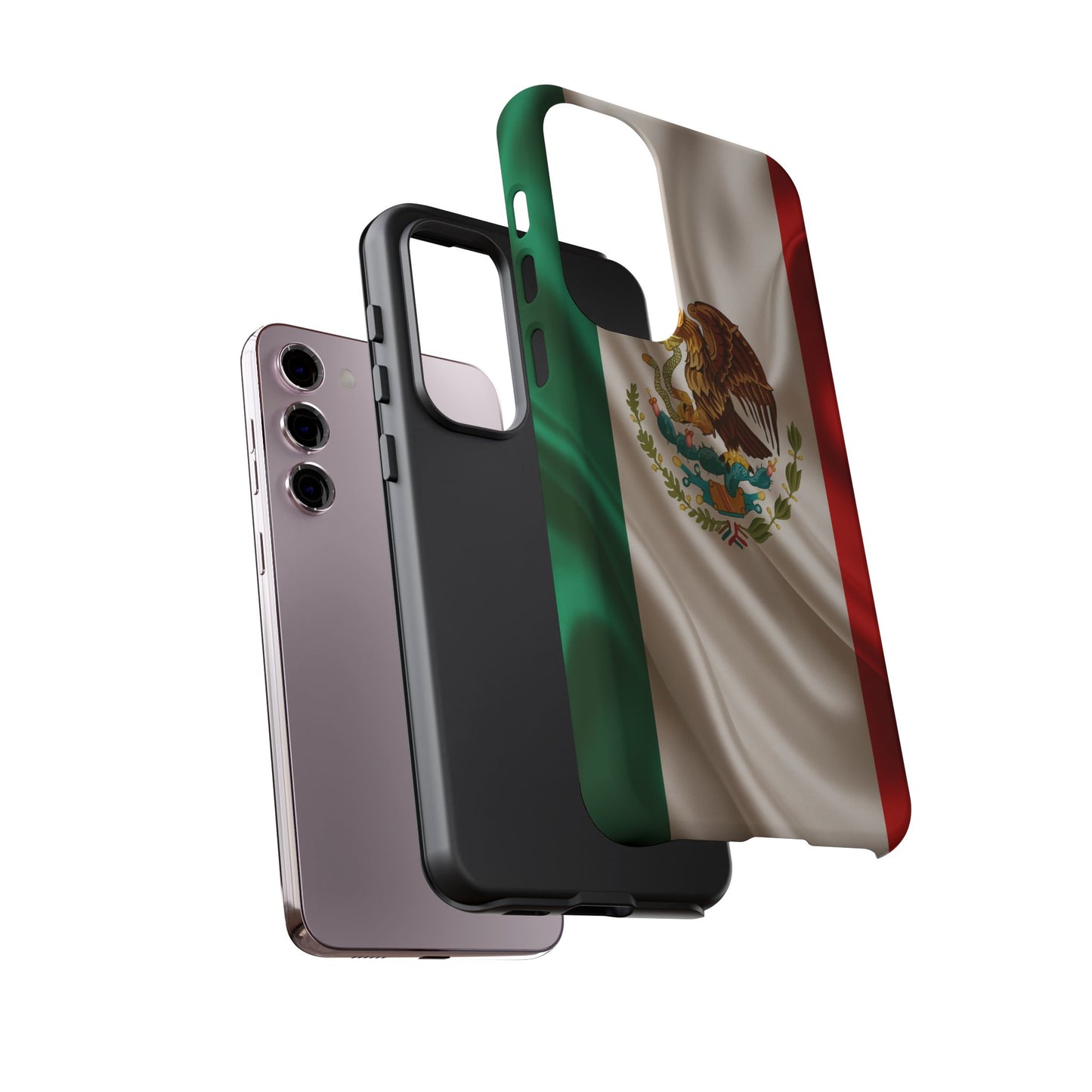 Mexico Flag Phone Case | Mexican Pride iPhone & Samsung Case | Tricolor Aesthetic Tough Protective Cover
