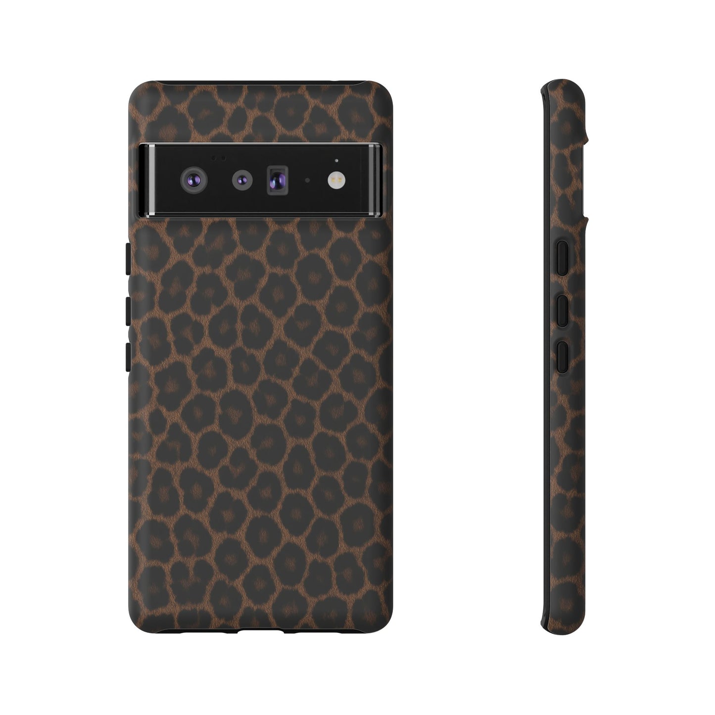 Brown Leopard Print Phone Case | Classic Animal Print Aesthetic Tough Protective Case