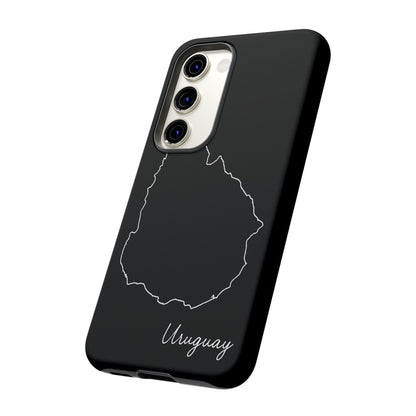 Uruguay Outline Phone Case – Minimal Country Map Tough Case (iPhone, Samsung, Pixel)