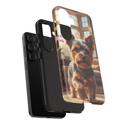 Yorkshire Terrier Phone Case – Cute Yorkie Puppy Tough Case (iPhone, Samsung, Pixel)