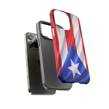 Puerto Rico Flag Phone Case | Boricua Pride Tough Case | Puerto Rican Flag Protective Cover for iPhone & Samsung
