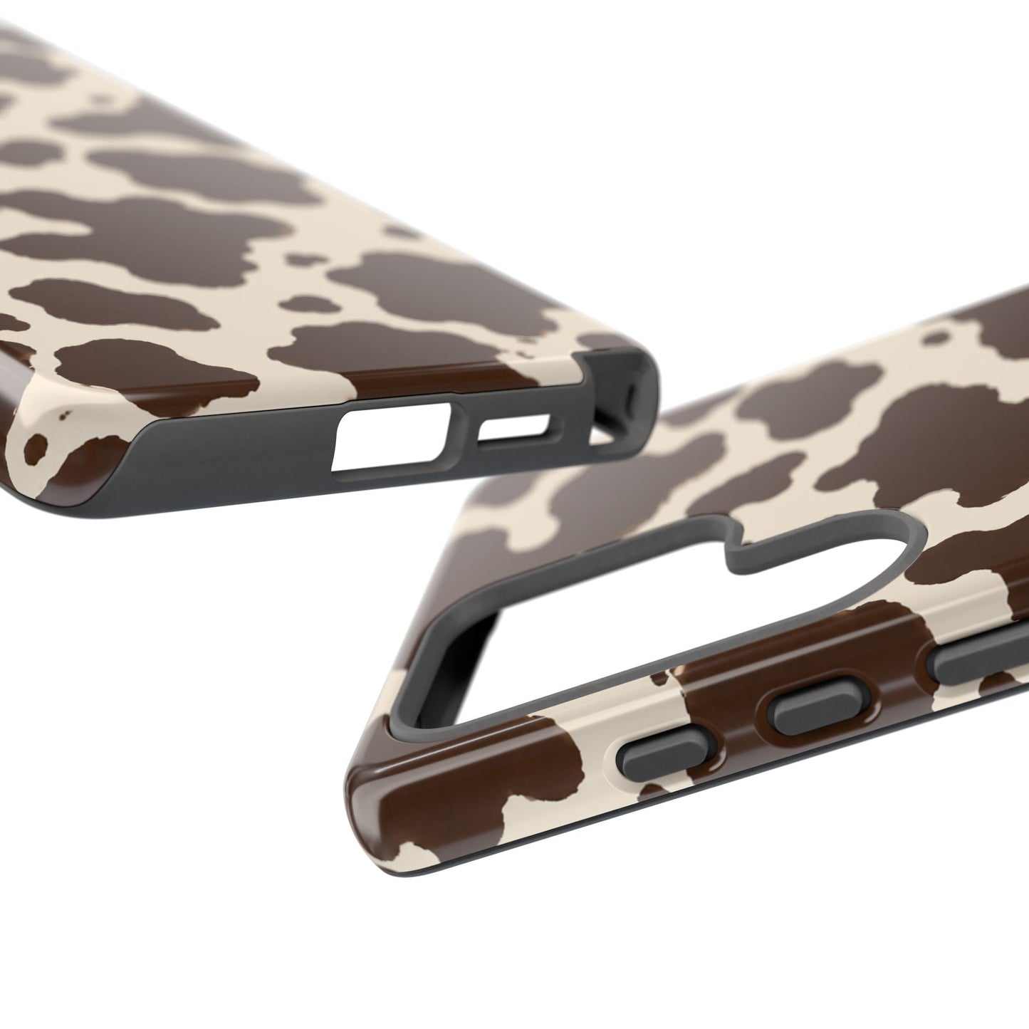 Western Cow Print Tough Phone Case for iPhone Samsung Galaxy Pixel