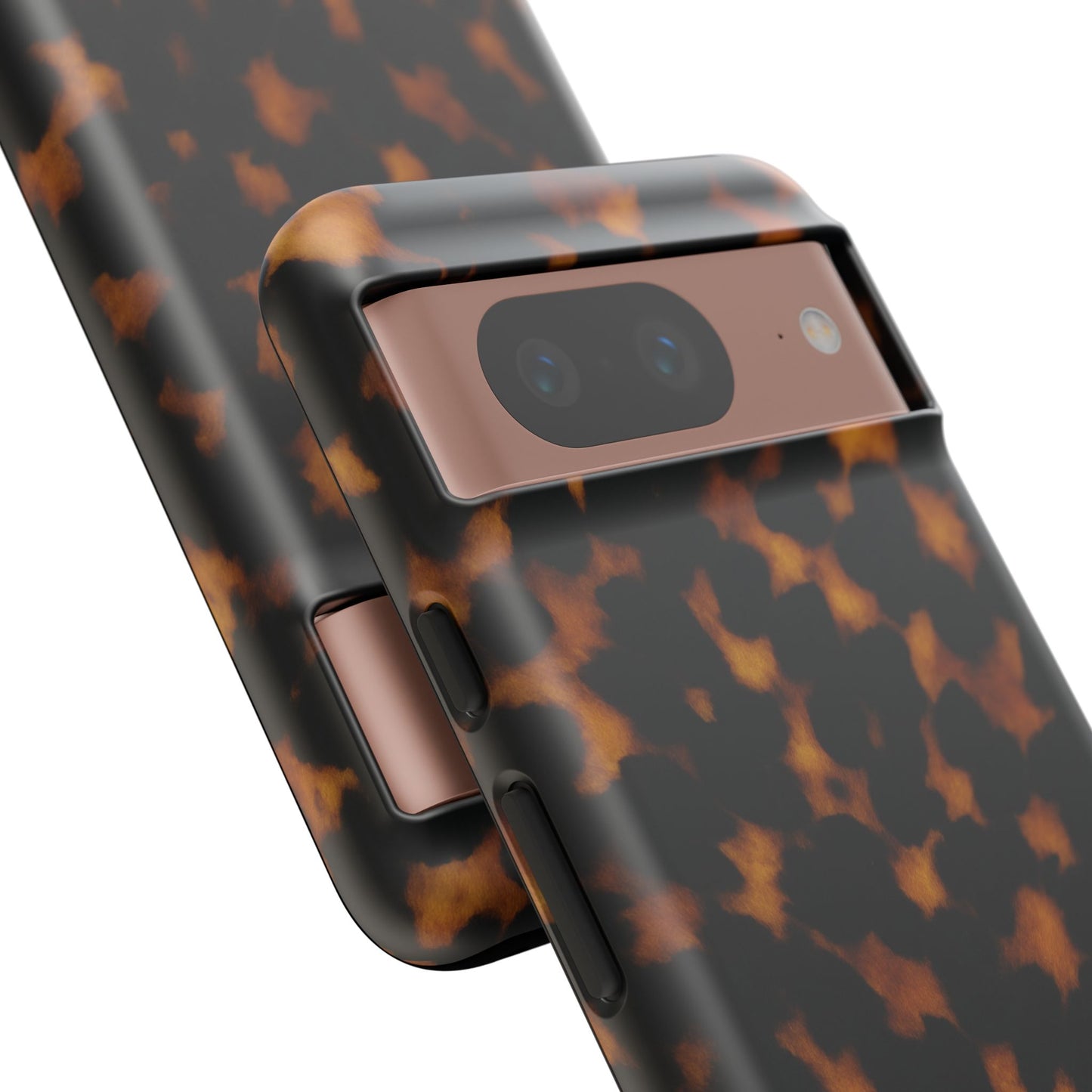 Tortoiseshell Phone Case – Brown Leopard Pattern Luxury Tough Protective Case