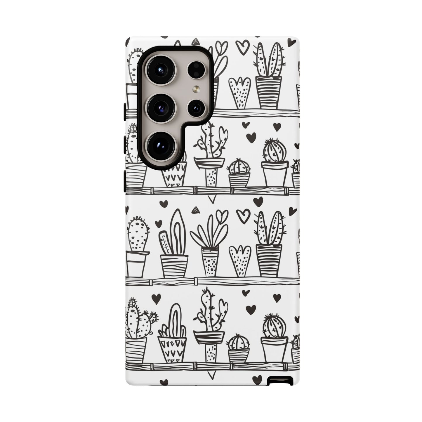 Cactus Succulent Phone Case Cute Plant Aesthetic iPhone Samsung Cover