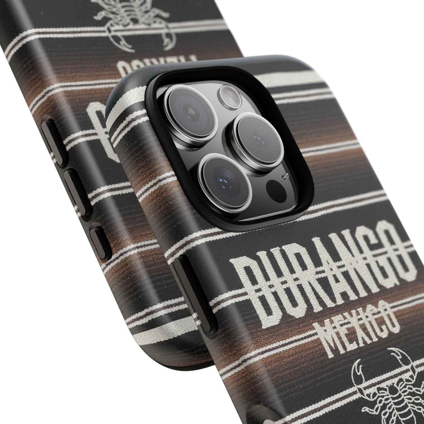 Durango Mexico Phone Case | Serape Scorpion Western Design | Mexican Heritage Tough Case for iPhone & Samsung
