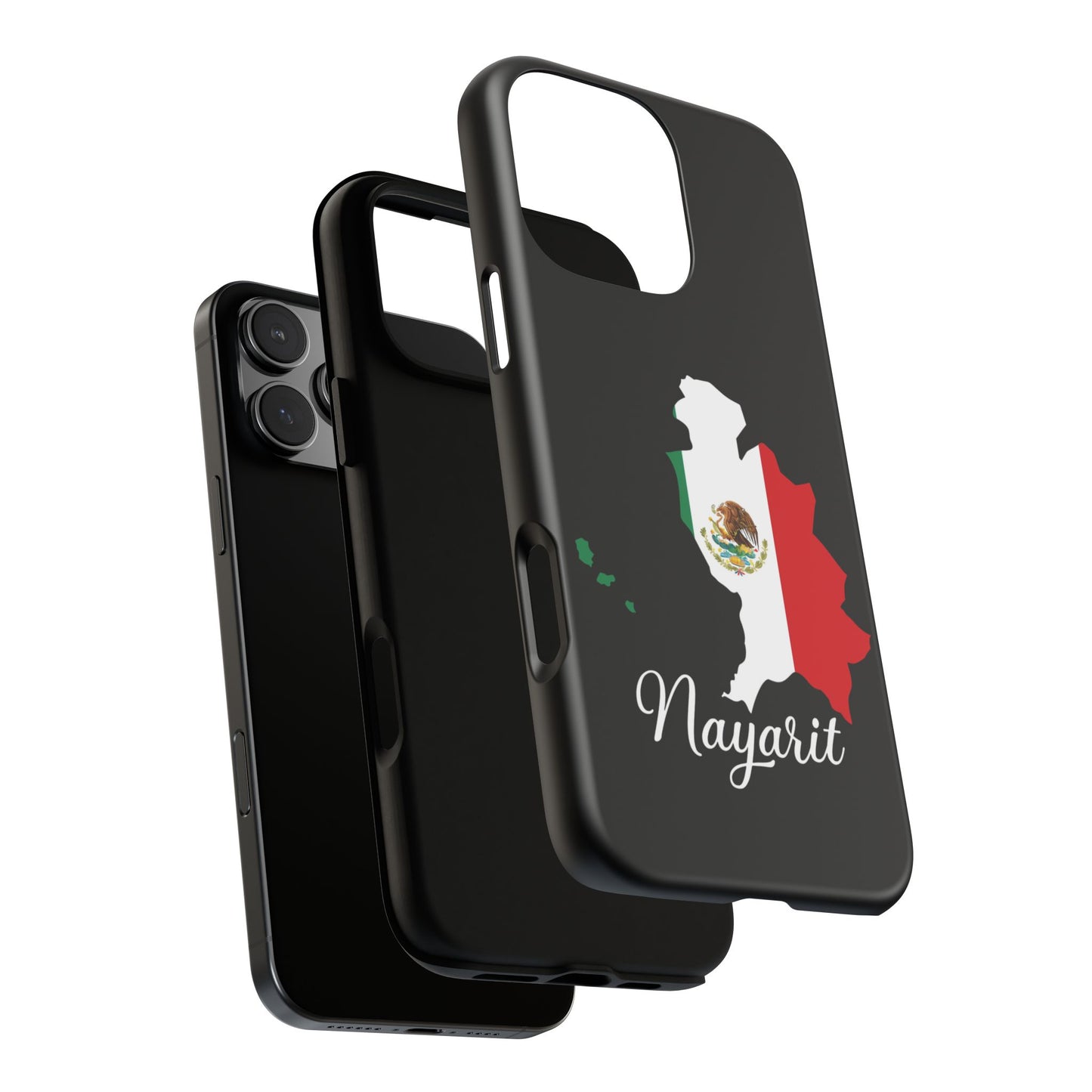 Nayarit Mexico Flag Map Phone Case | Mexican American Pride Tough Case for iPhone & Samsung