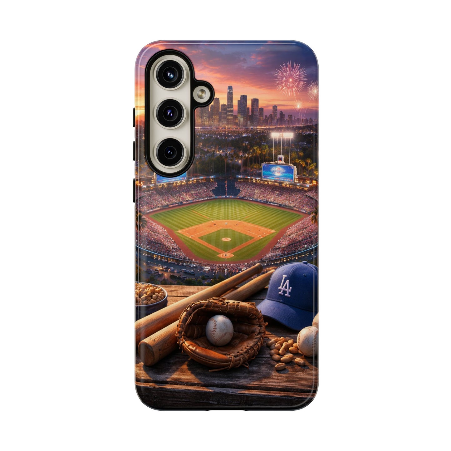 Baseball Sunset Stadium Phone Case LA Game Day Sports Aesthetic Case