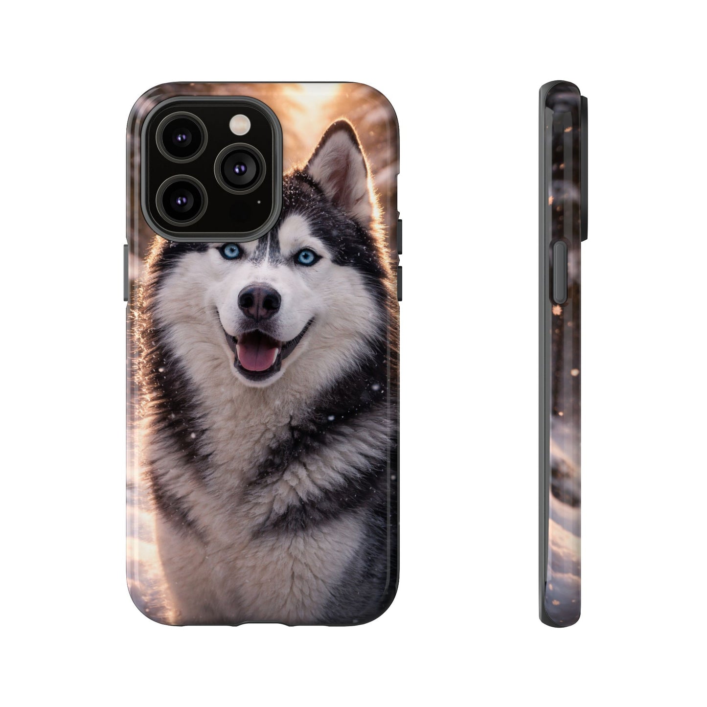 Siberian Husky Tough Phone Case | Blue Eyes Dog Cover Protective iPhone Case