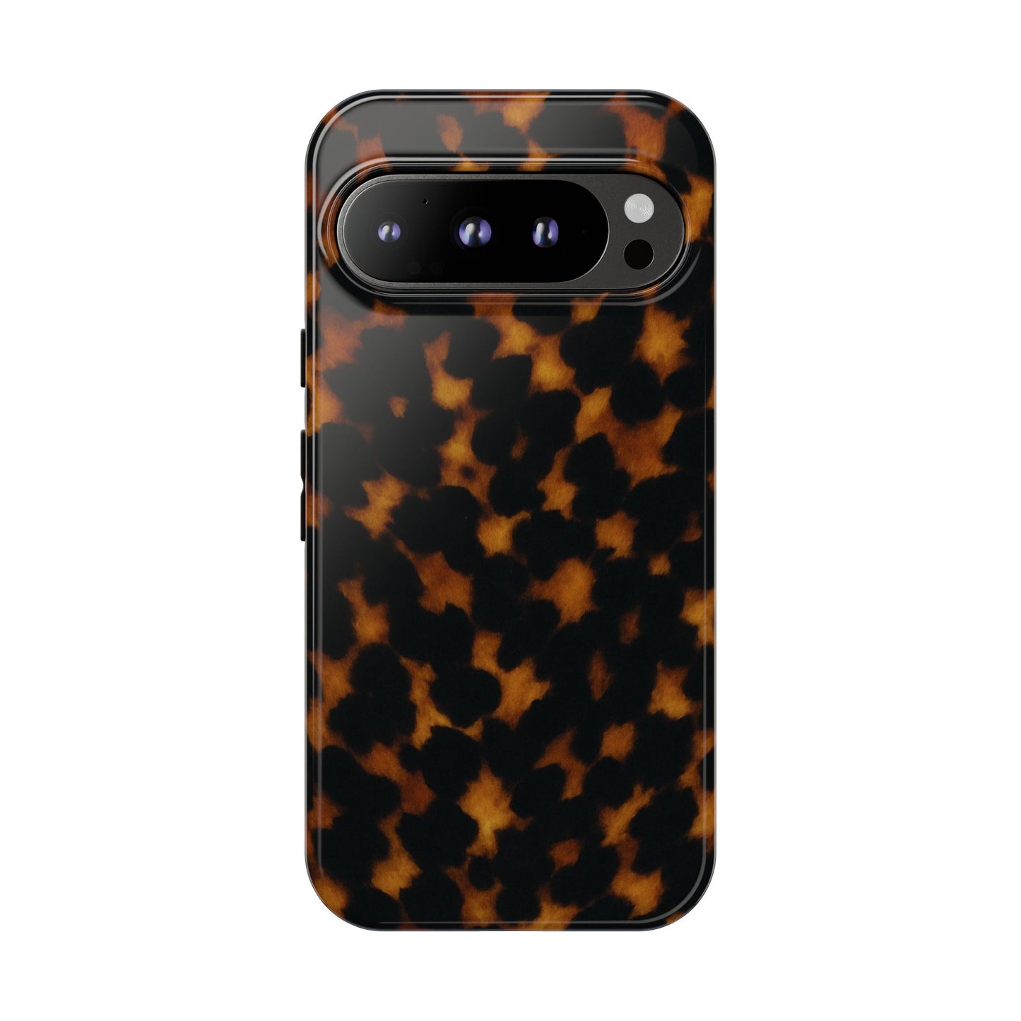 Tortoiseshell Phone Case – Brown Leopard Pattern Luxury Tough Protective Case