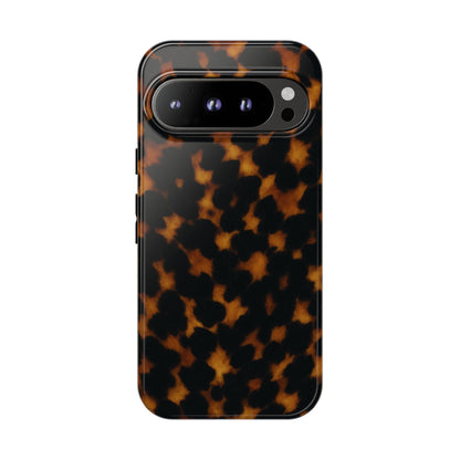 Tortoiseshell Phone Case – Brown Leopard Pattern Luxury Tough Protective Case