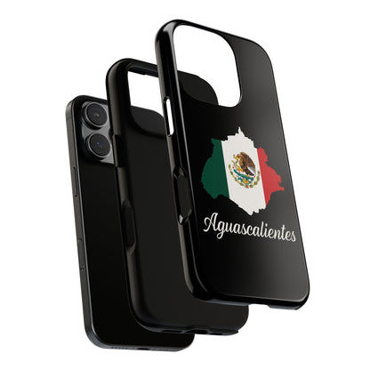 Aguascalientes Mexico Flag Map Phone Case | Mexican American Pride Tough Case for iPhone & Samsung