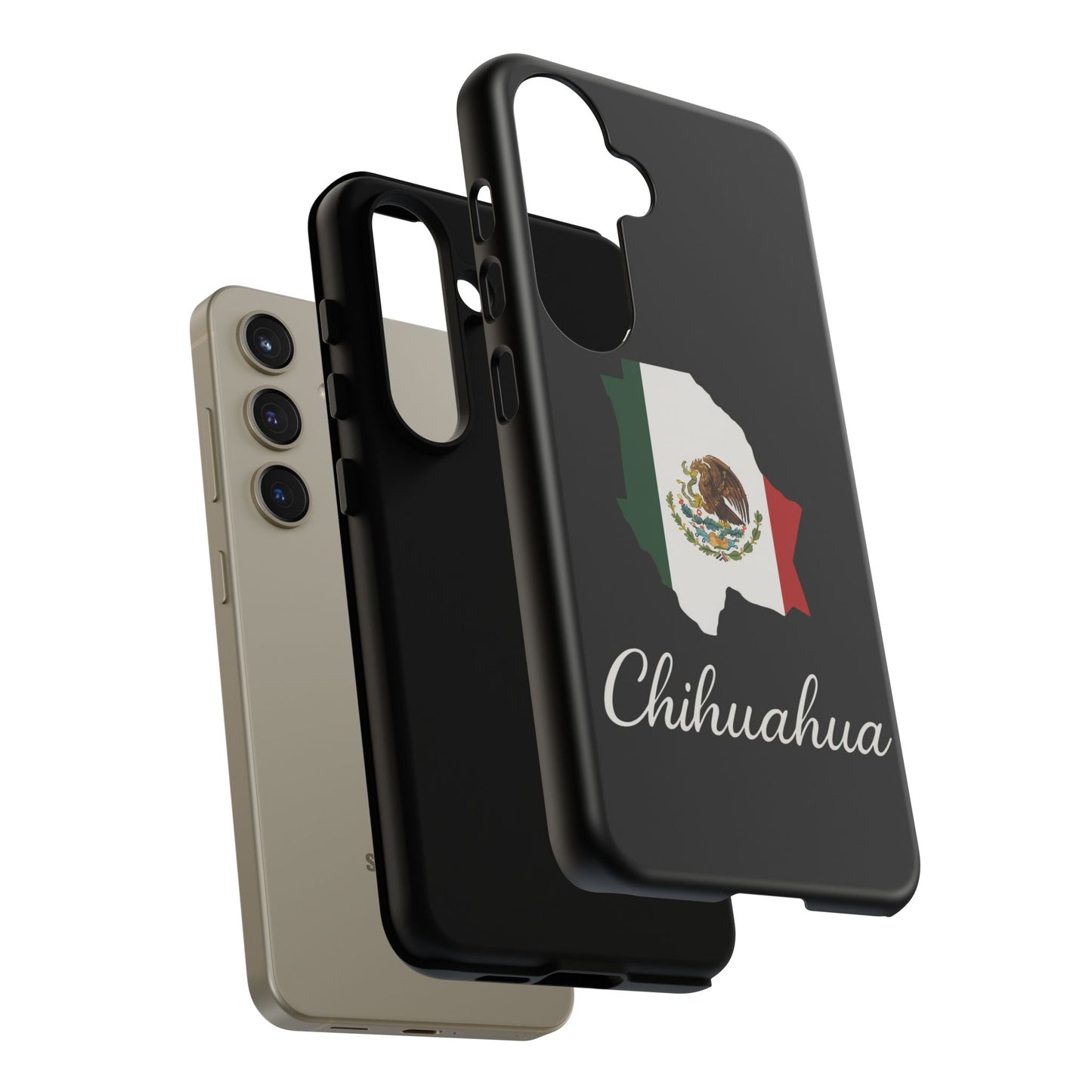 Chihuahua Mexico Flag Map Phone Case | Mexican American Pride Tough Case for iPhone & Samsung