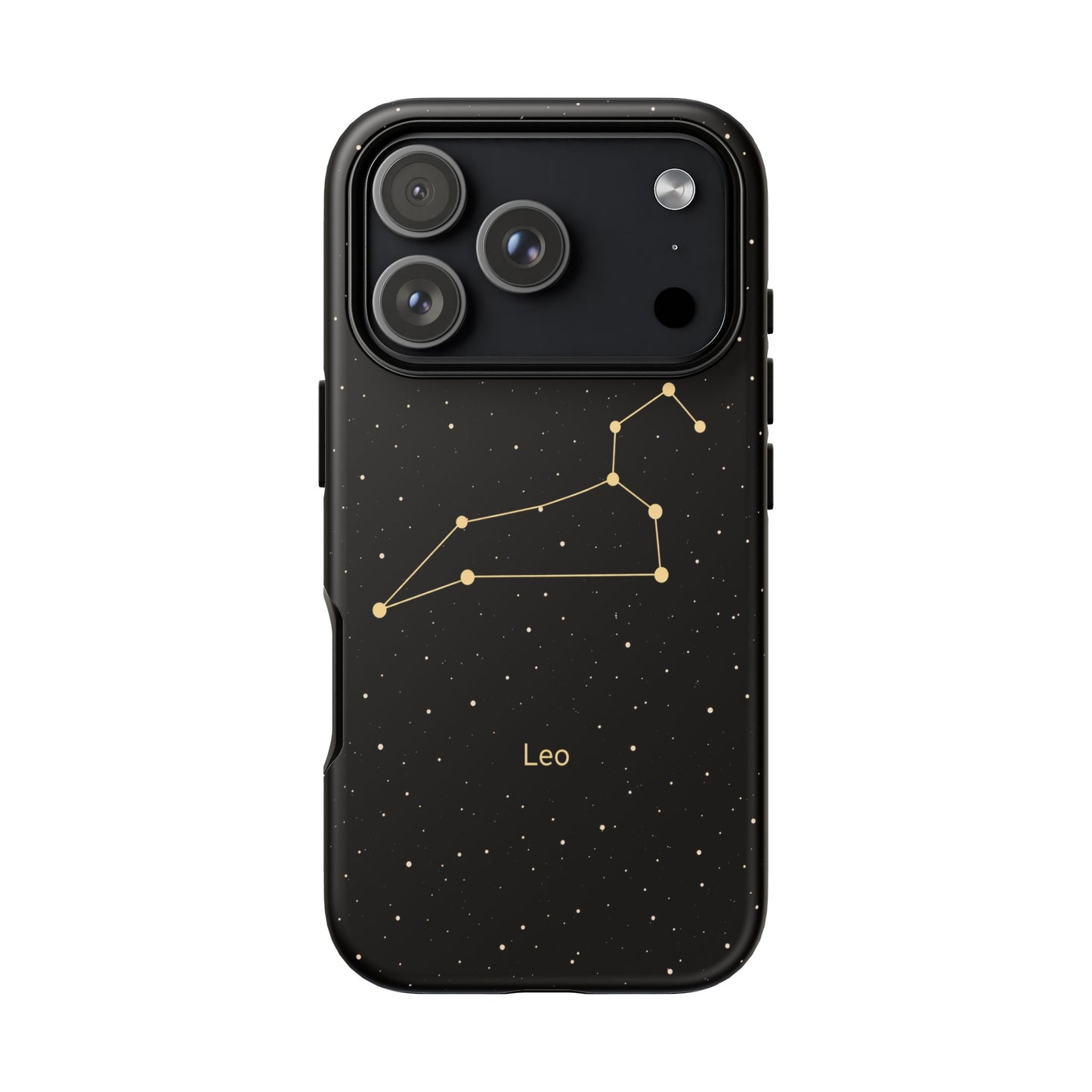 Leo Zodiac Constellation Phone Case – Luxe Gold Celestial Cover