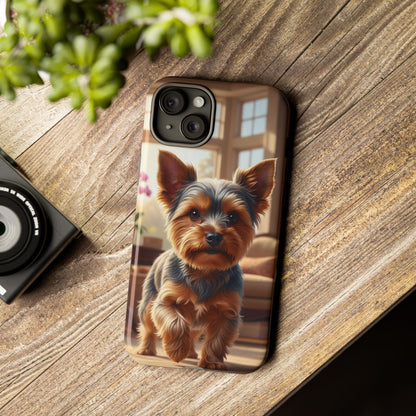 Yorkshire Terrier Phone Case – Cute Yorkie Puppy Tough Case (iPhone, Samsung, Pixel)