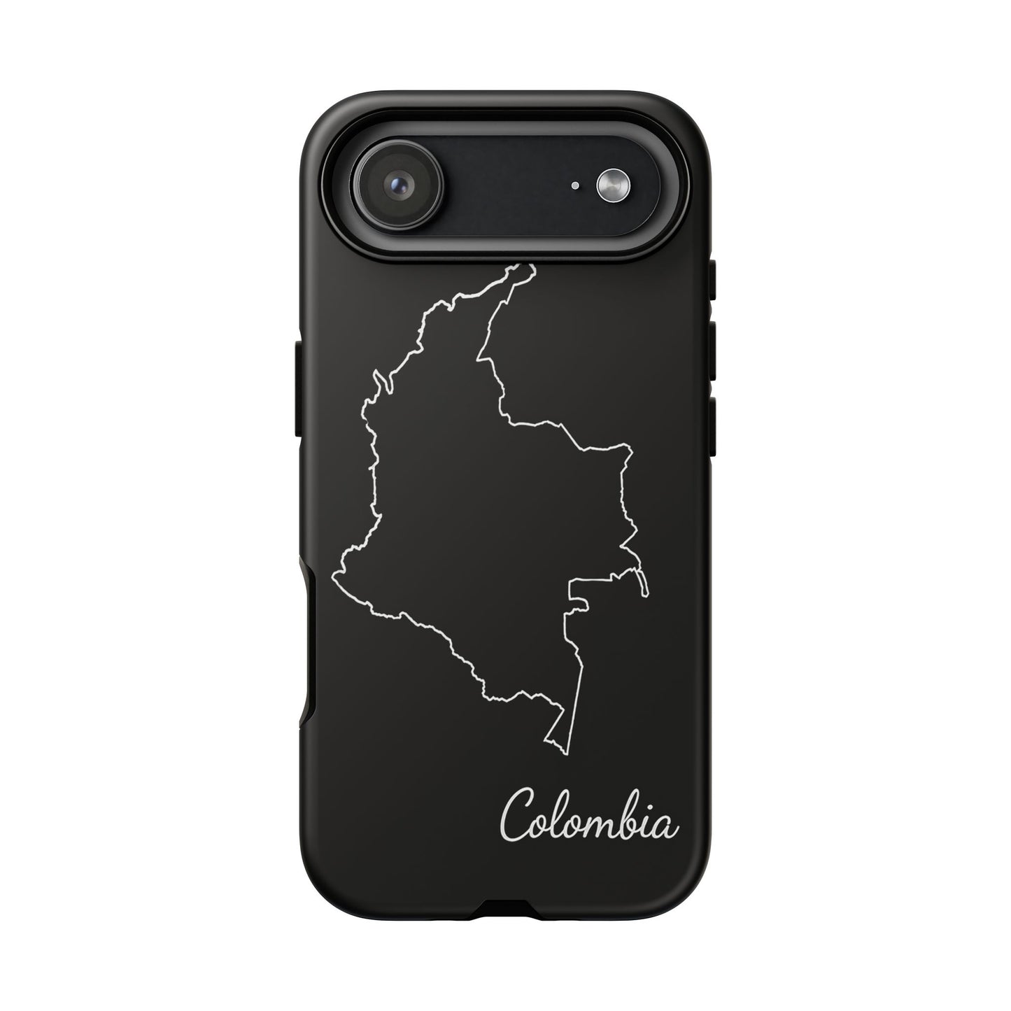 Colombia Outline Phone Case – Minimal Country Map Tough Case (iPhone, Samsung, Pixel)
