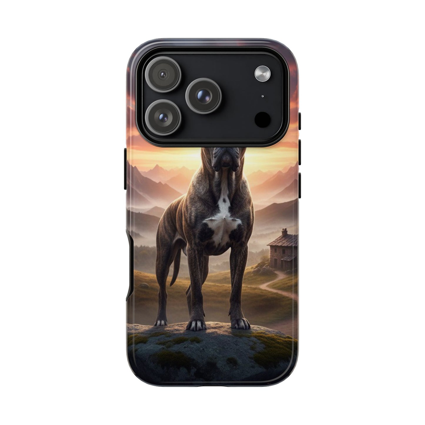 Cane Corso Phone Case – Guard Dog Sunset Tough Case (iPhone, Samsung, Pixel) | Dog Lover Gift